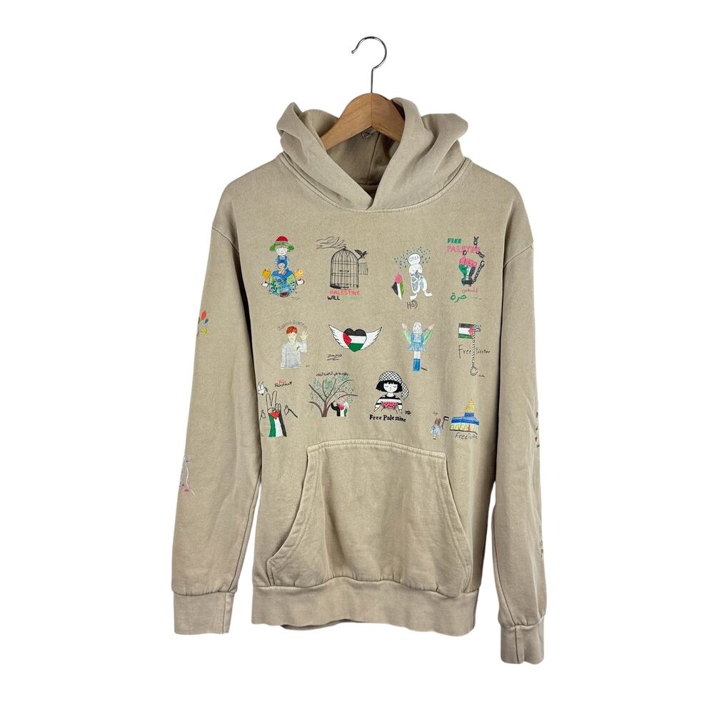 Wear the Peace Children of Palestine Artwork Hoodie